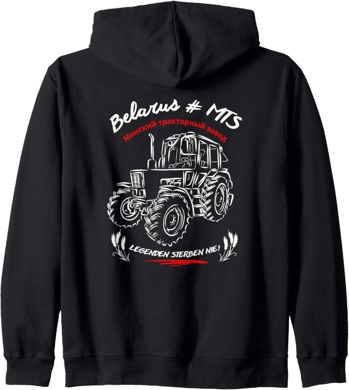 Belarus MTS//Legenden sterben nie. Ostalgie/Landmaschinen Kapuzenjacke