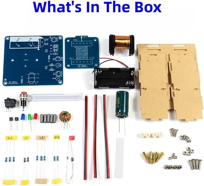 DIY Coilgun Lötübungsset, Elektromagnetischer Sender Elektronik Bausatz, Schiessspielset Lötbausatz,