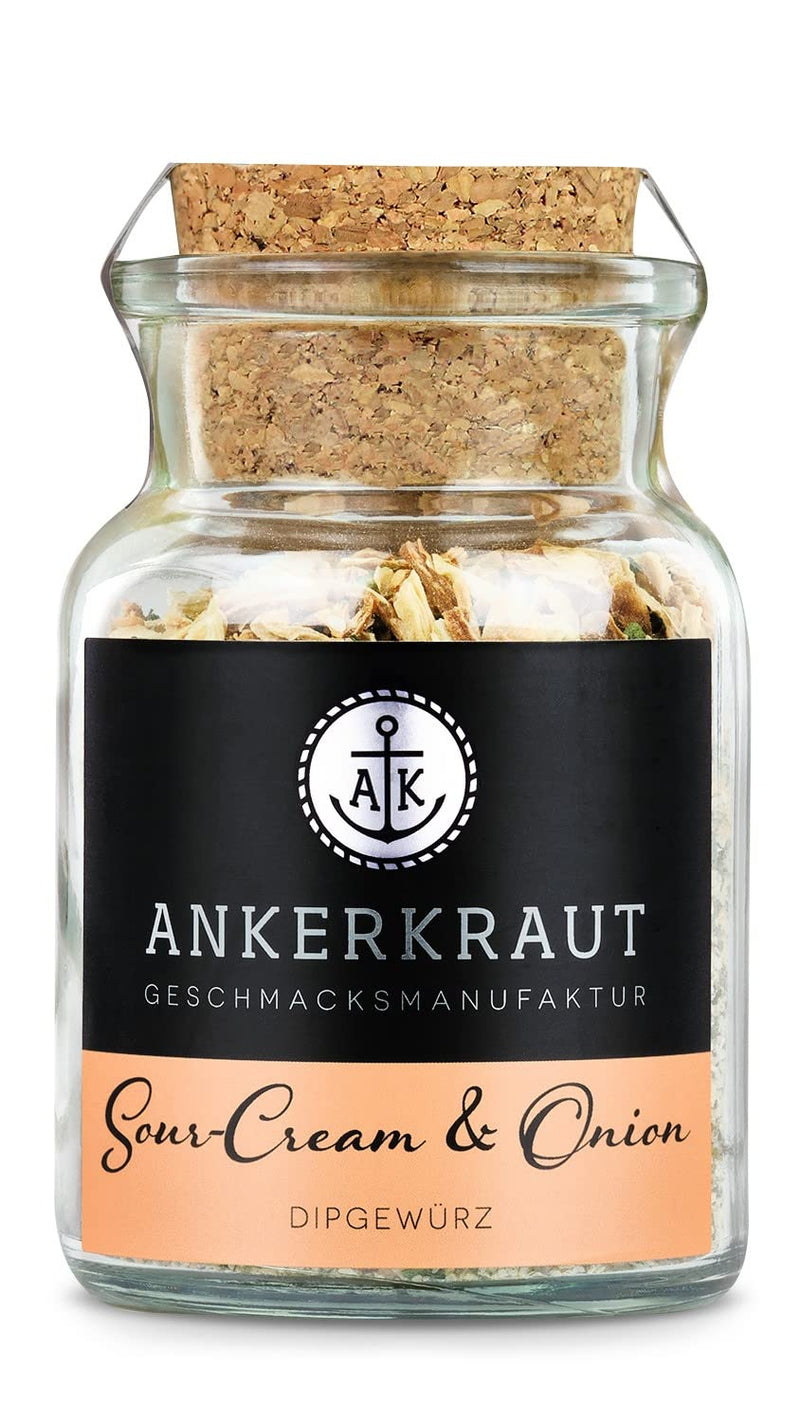Ankerkraut Geschenkset Dips, Geschenk-Box mit 3 Gewürzen für Dips im Korkenglas, Tzatziki, Patatas B