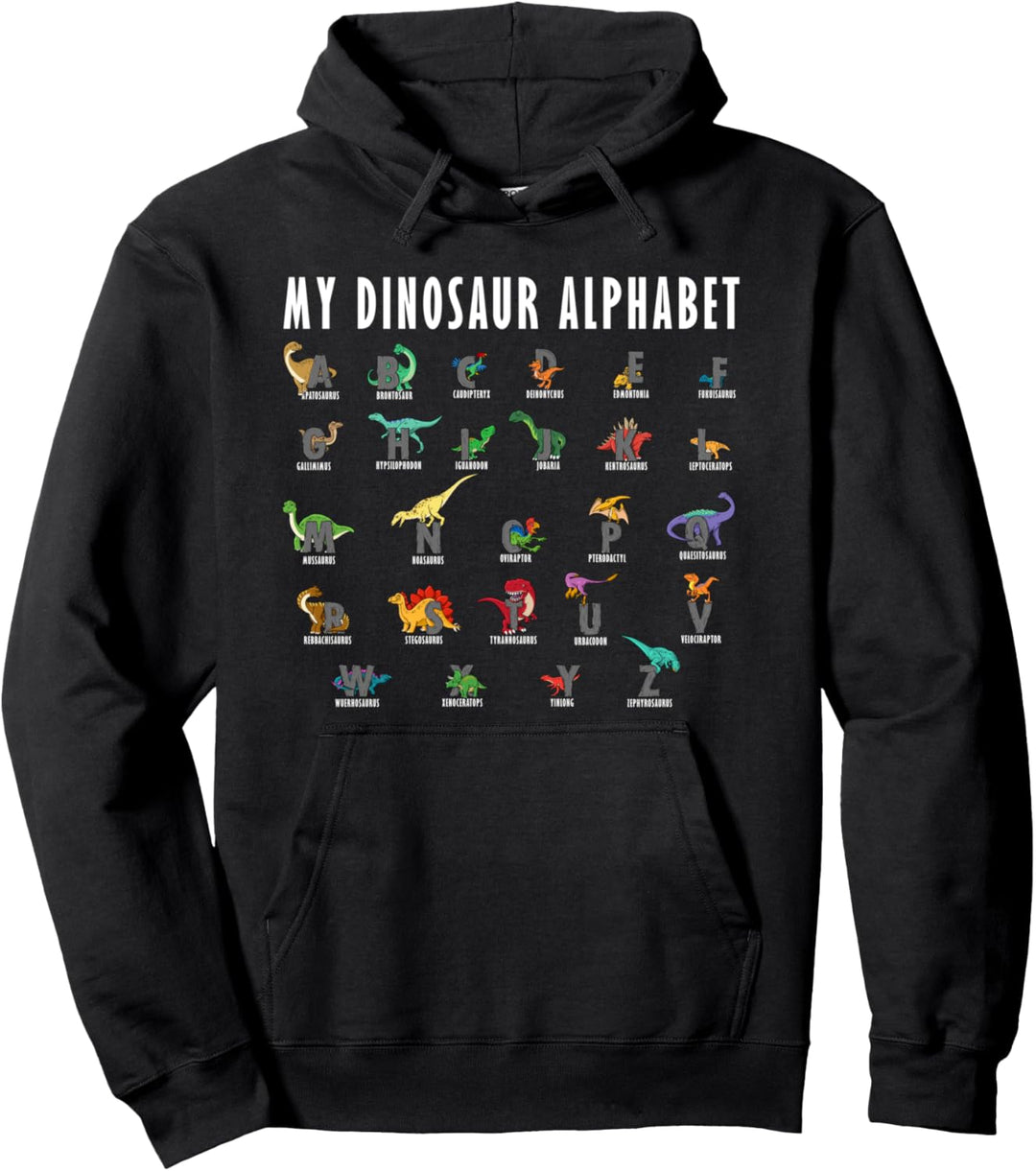 Mein Dinosaurier Alphabet Reptilien Dino Fossil Beruf Hobby Pullover Hoodie