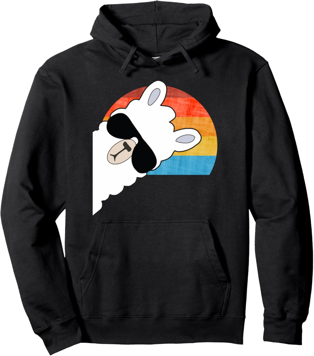 Lustiges Lama Alpaka Faultier Sloth Pullover Hoodie