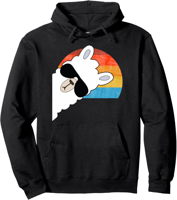 Lustiges Lama Alpaka Faultier Sloth Pullover Hoodie