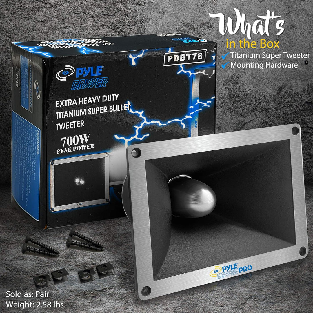 Pyle-Pro PDBT78 4x5 inch Horn Bullet Hochtöner