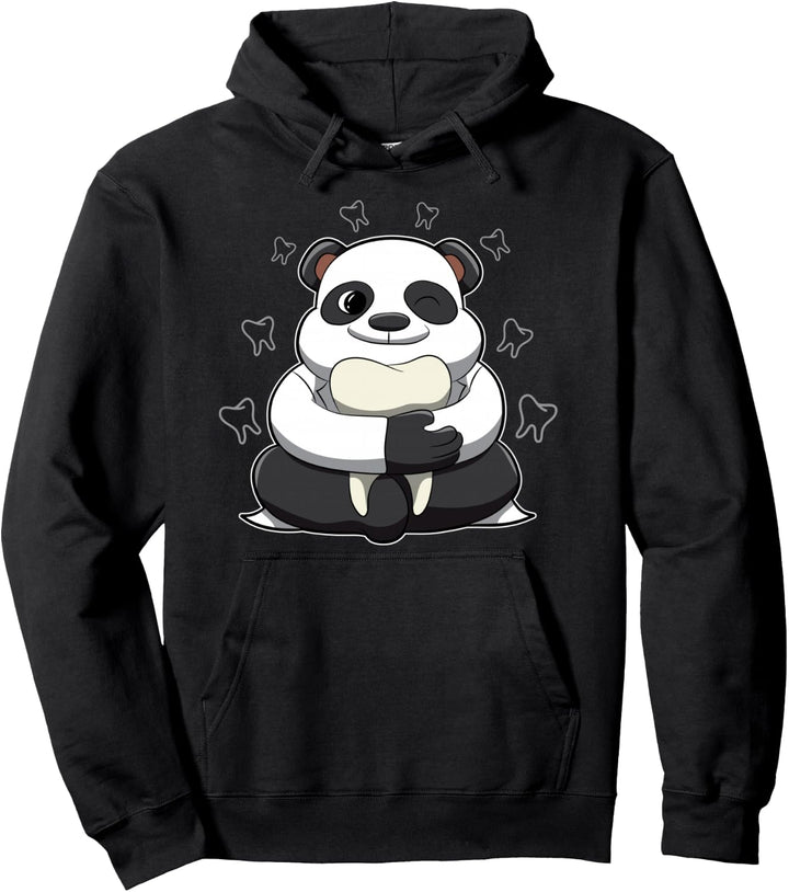 Doktor Panda Bär - Lustiges Zahnarzt-Tier - Pandabär Pullover Hoodie