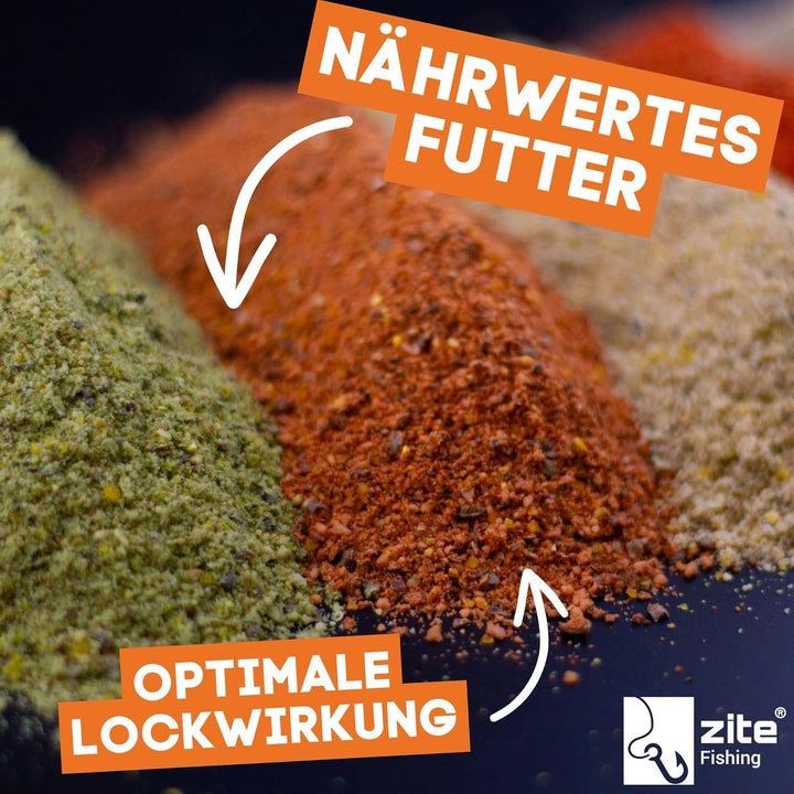 Zite Fishing Zielfisch-Futter Fertigmix - Hochattraktives Grundfutter angeln - 3kg Angelfutter Wolke