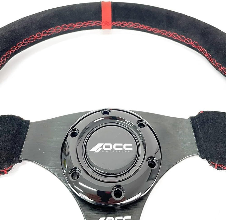 OCC MOTOR SPORT FLACHER BODENLENKRAD AUTO REVENGE MODELL ALCANTARA SCHWARZE ARME - AUTO FLACHER SPÜL