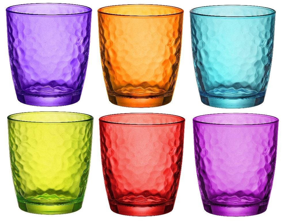Bormioli Rocco Tumblers Palatina Gläser bunt 320 ml bunt 6 Stück