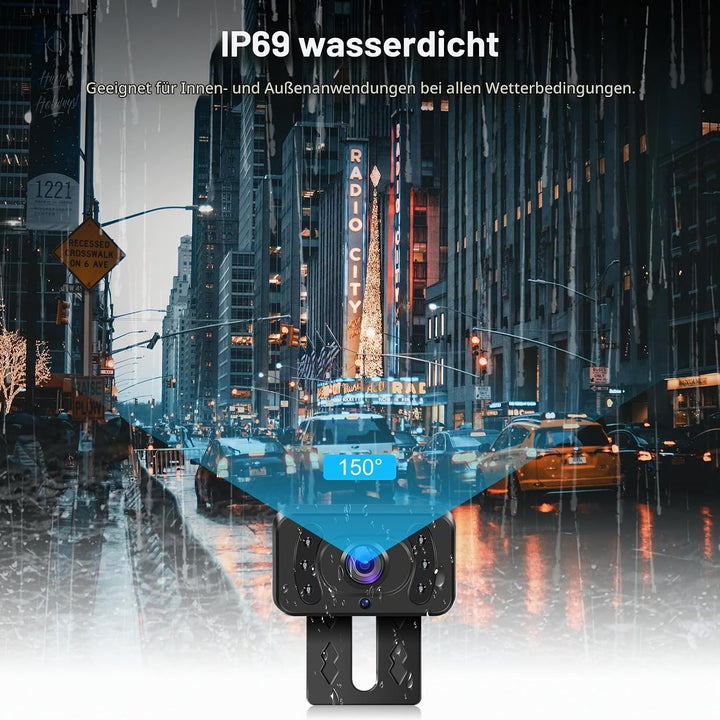 Hodozzy Digital Wireless Rückfahrkamera Set mit 5 Zoll IPS Bildschirm Monitor, AHD Reverse Camera Na