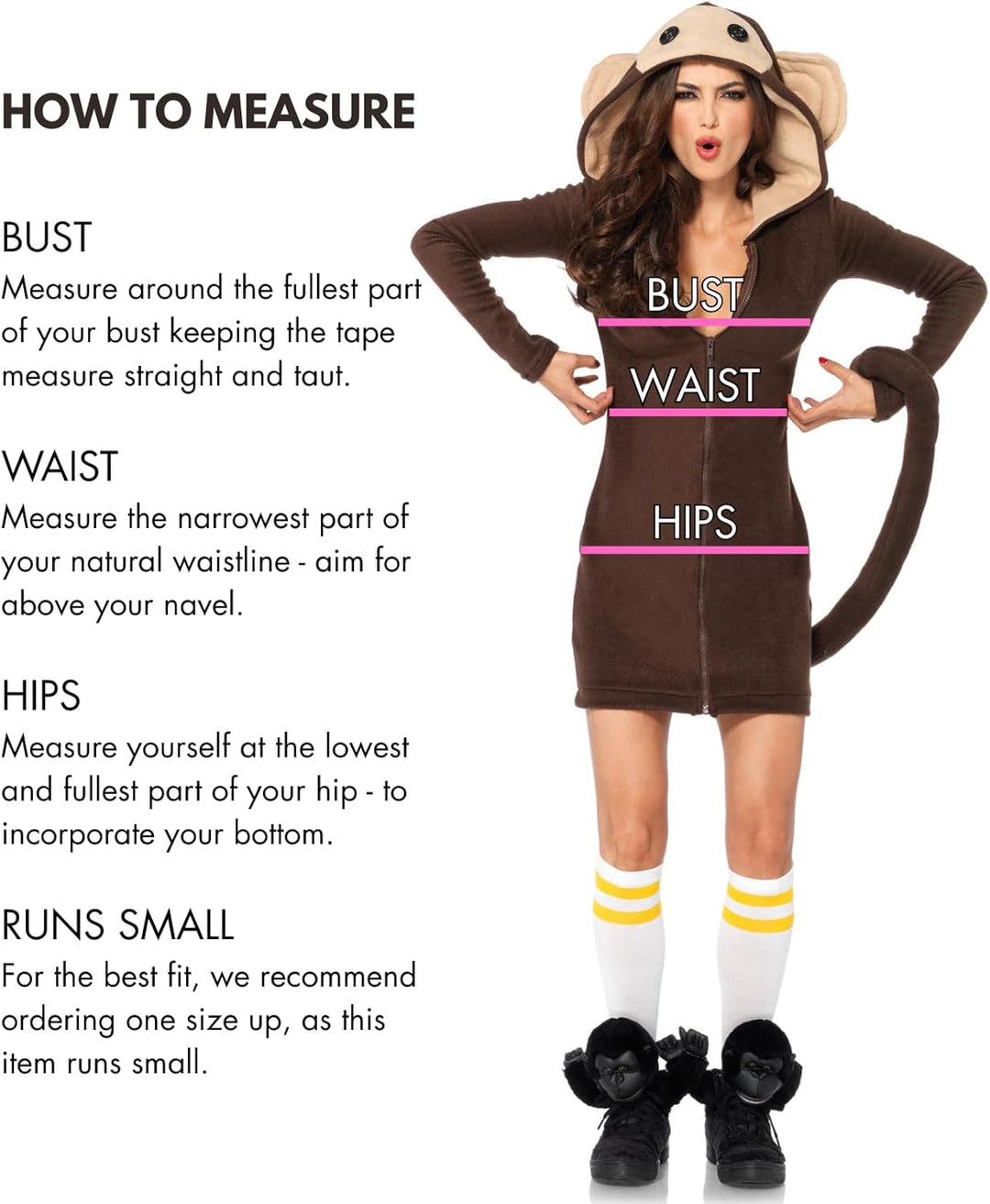 Leg Avenue Women's Cozy Monkey Costume L Moccaccino,tan, L Moccaccino,tan
