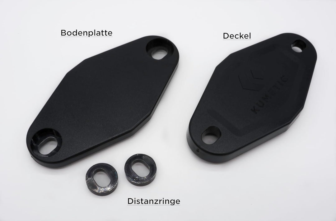 Kumetic TagSafe Gen2 - Gehäuse passend für den Apple Airtag - Halterung zum anschrauben oder kleben.