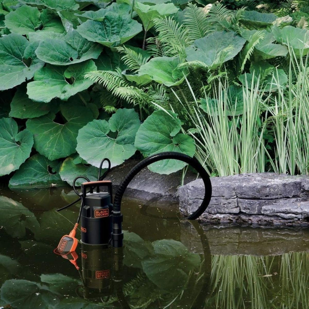 BLACK+DECKER BXUP750PTE Tauchpumpe für Klar- und Schmutzwasser (750 W, max. Förderleistung 13.000 l/