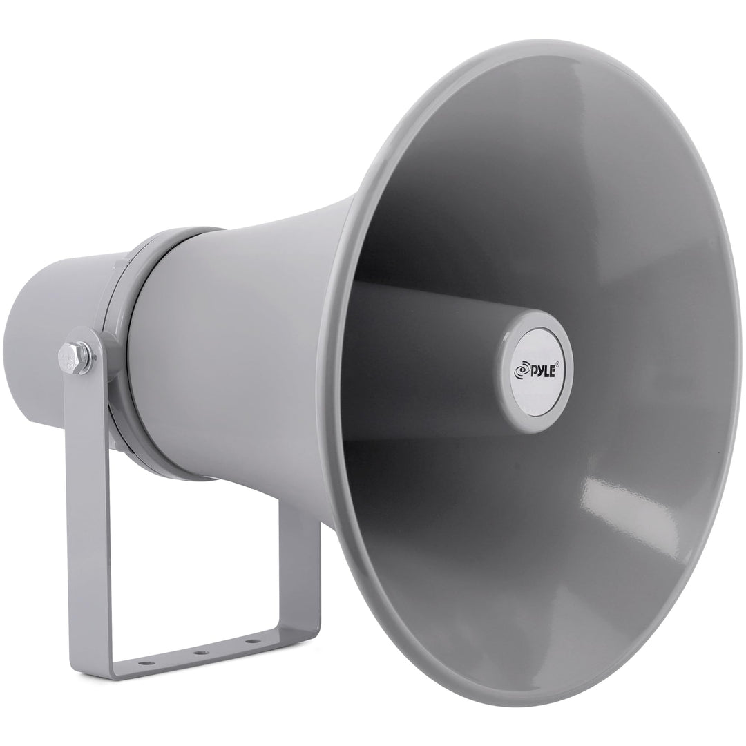Pyle PA-Hornlautsprecher Innen/Aussen – Kompakter 24,6cm Lautsprecher, 20W, 400Hz–5kHz, 8Ω, 70V Tran