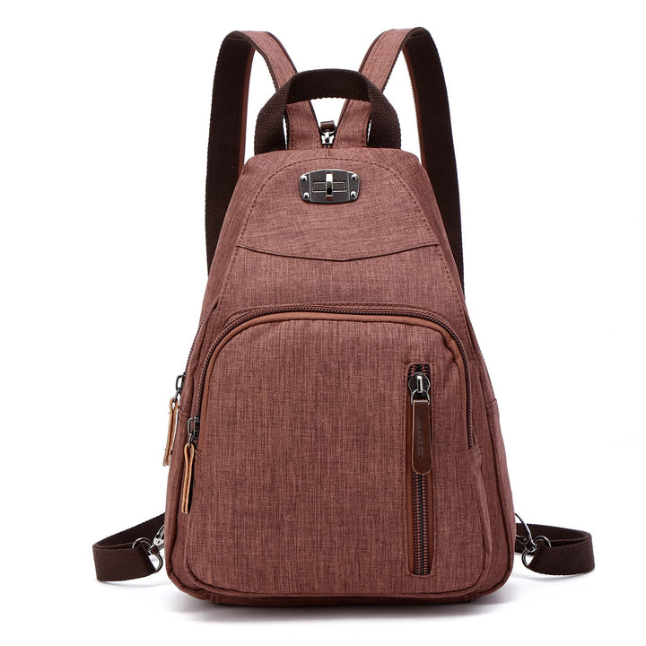 FANDARE Retro Brusttasche Sling Bag Klein Rucksack Schulranzen Umhängetasche Schulrucksack Sporttasc