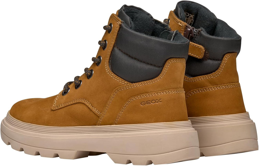 Geox Herren U Ghiacciaio Ankle Boot 30 EU Dk Yellow Brown, 30 EU Dk Yellow Brown