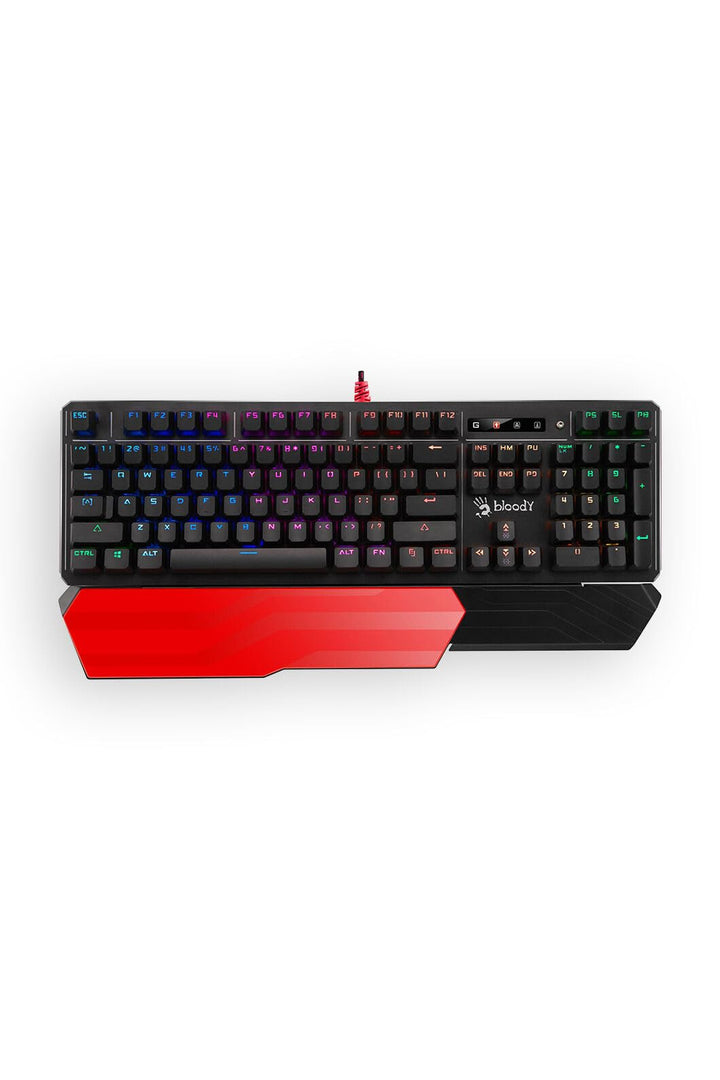Bloody B975 Gaming-Tastatur: Linearer optischer Schalter – Licht und sofortiges Feedback, schnellste