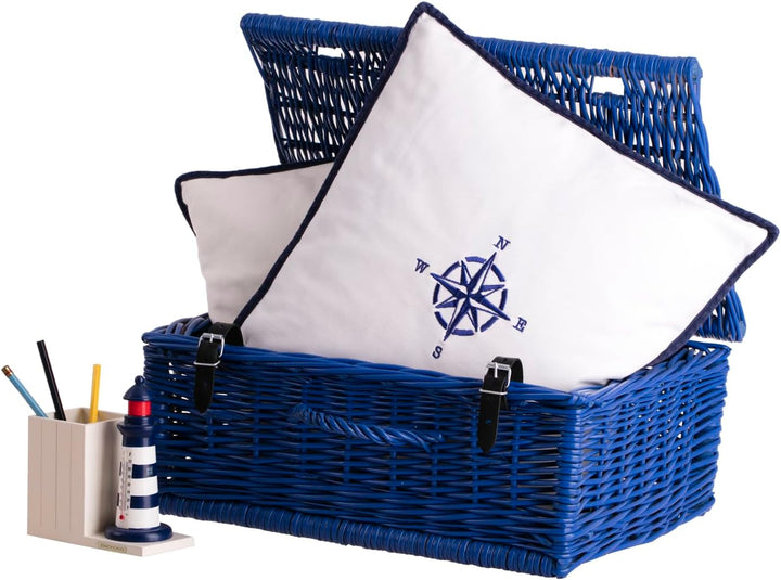 Koffer aus Weide, Aufbewahrungskorb, Stilkorb, Picknickkorb, Geschenkkorb, Dekokorb, Multifunktionsb