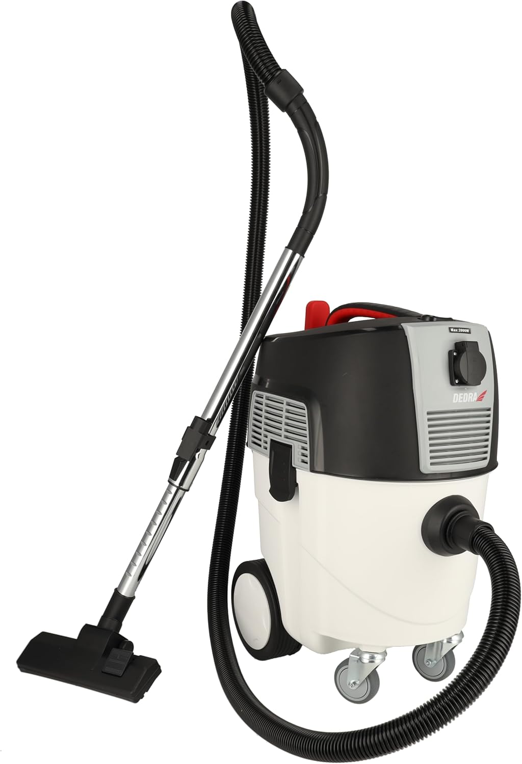 Dedra Nass- und Trockensauger, zur Verwendung mit Einer Gipsschleifmaschine, 1600 W, automatischer R