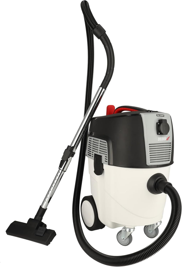 Dedra Nass- und Trockensauger, zur Verwendung mit Einer Gipsschleifmaschine, 1600 W, automatischer R