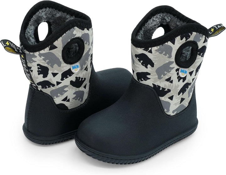 Jan &amp; Jul Wasserdichte Isolierte Winterstiefel mit Fleecefutter für Kinder, Super Leicht &amp; Waschbar