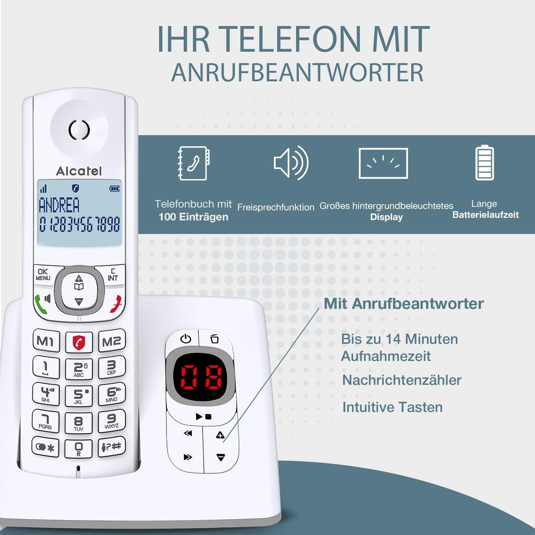 Alcatel F530 Voice Candy-Bar SOLO grau, SOLO grau