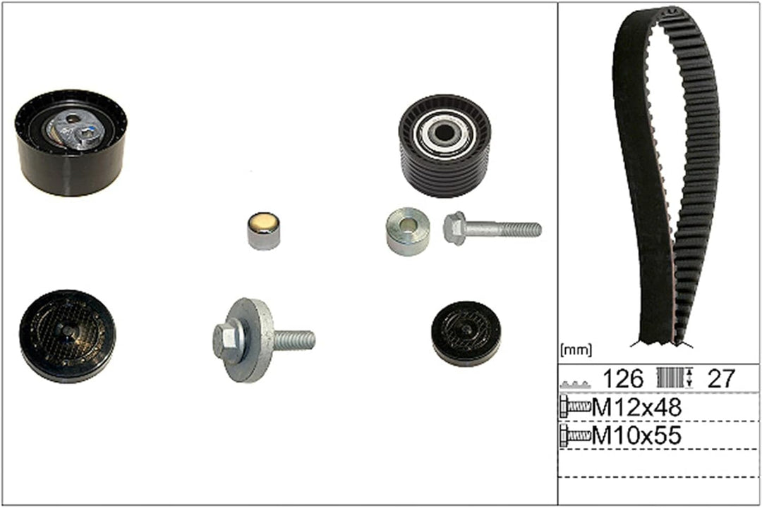 INA 530 0638 10 Fixierer Spannrolle Zahnriemen