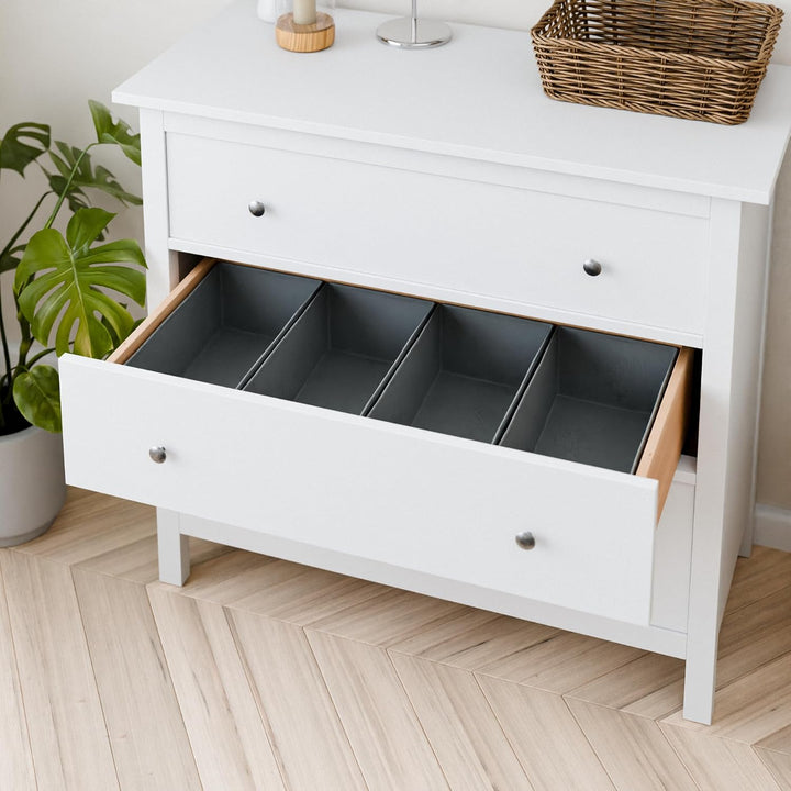 4x Organizer für Hemnes Kommode, Unterteilung für Schublade, 42 x 20,5 x 13cm, ideal für T-Schirts,