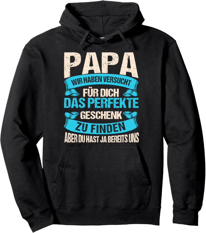 Herren, Lustiger Spruch Vater und Papa Motiv, witziges Mann Pullover Hoodie