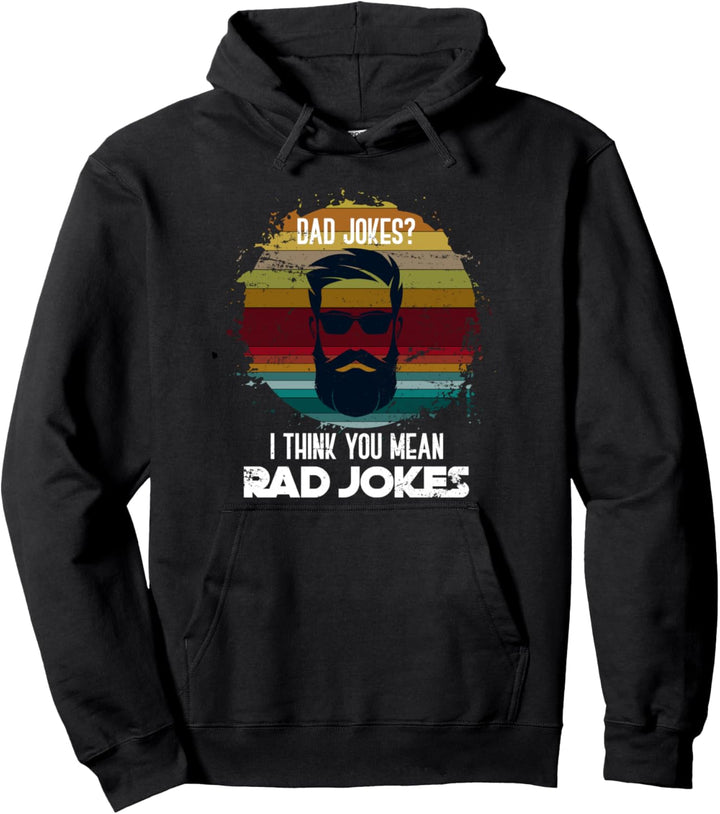 Lustiges Hipster Papa Vatertag Geschenk Vater Witze Pullover Hoodie