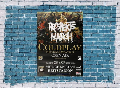 Coldplay - München, München 2009 » Konzertplakat/Premium Poster | Live Konzert Veranstaltung | DIN A