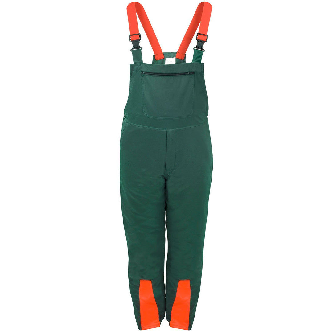Prevent Waldarbeiter-Latzhose FH, grün/leuchtorange, Gr. XL, XL