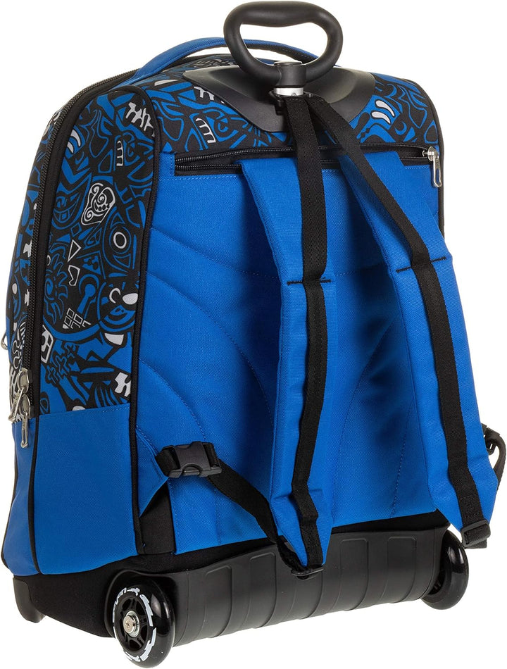 Seven TROLLEY, 2 in 1, Schulranzen mit Rollen, Rucksack mit Trolleyfunktion für Kinder, ab 1. Klasse