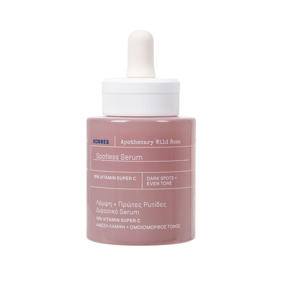 KORRES APOTHECARY WILD ROSE 2-Phasen-Booster, feuchtigkeitsspendendes Serum mit Vitamin C für strahl