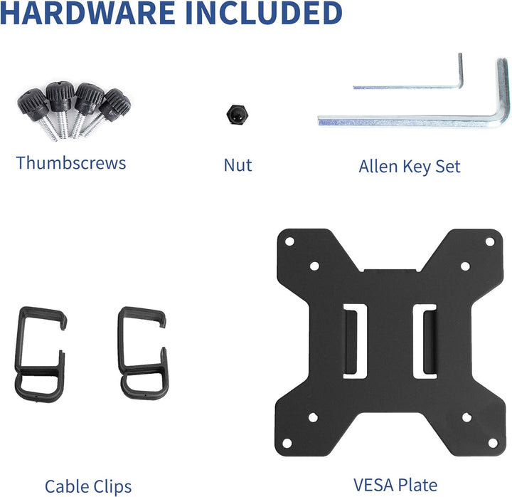 VIVO PT-SD-AM01A Monitorarm für Schreibtischhalterung, Monitorarm für 1 Bildschirm bis zu 68,6 cm, S
