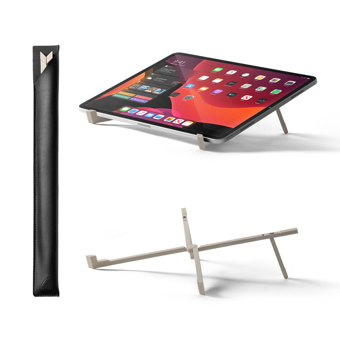 Native Union Fold Laptop Stand – Ultrakompakter, faltbarer & tragbarer Laptop-Ständer – Ergonomische