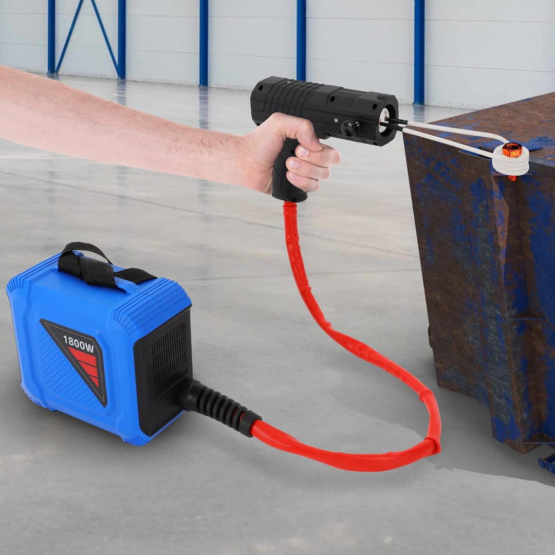 Elektromagnetischer Magnetisches Induktionsheizgerät Schraubenlöser 1800W 800°C mit 4 Heizspulen 220