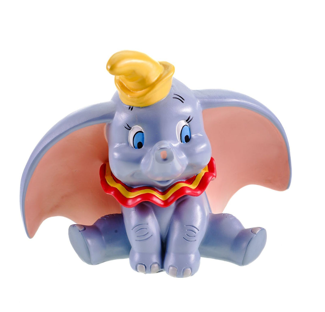 Gartenfigur Dumbo - Disney's bezaubernder Elefant für dein Zuhause aus Polyresin - Mehrfarbige Deko-
