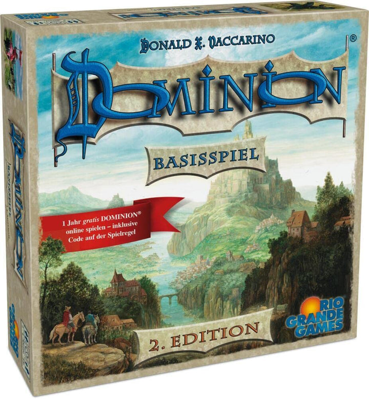 Rio Grande Games 22501413 - Dominion Basisspiel - zweite Edition; Neuauflage des Spiel des Jahres 20