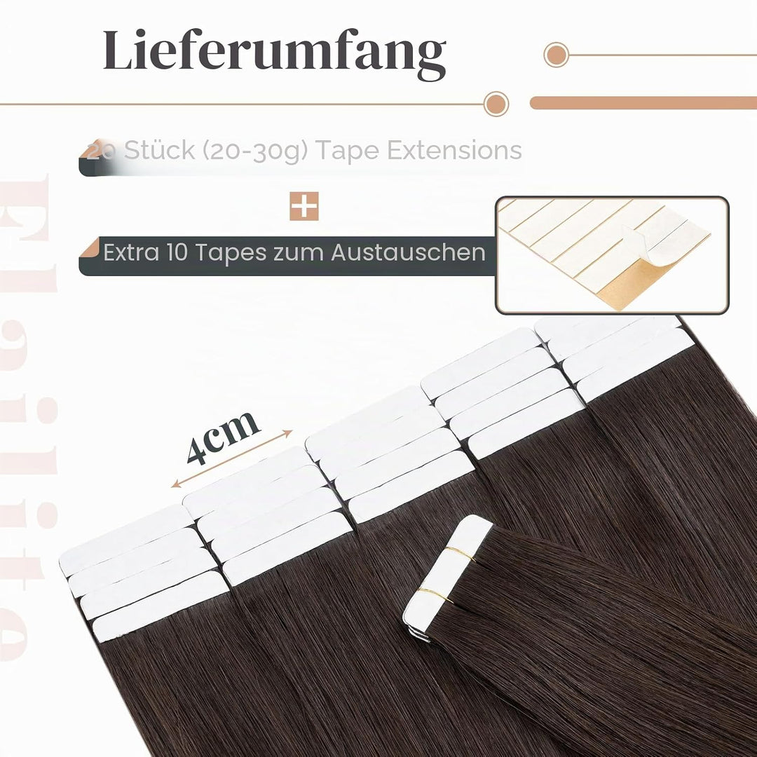 Elailite Echthaar Extensions Tape in 