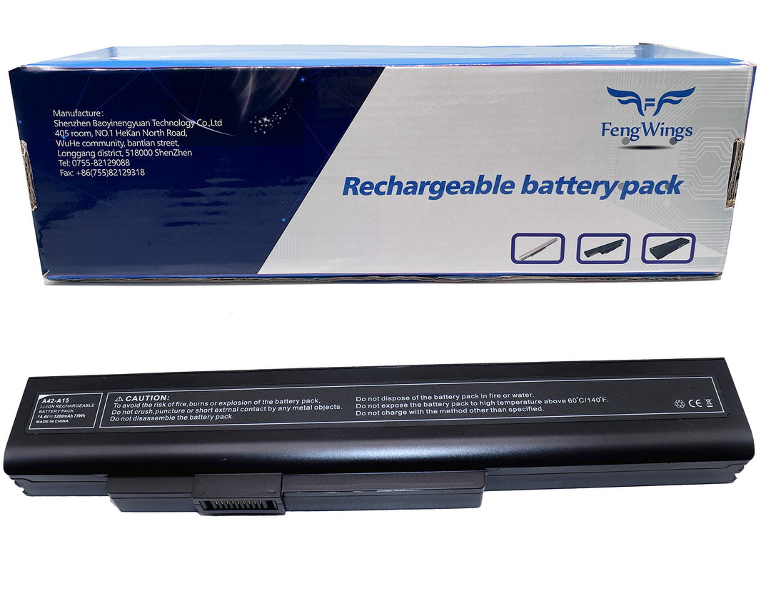 FengWings® Akku A42-A15, 14.4V 4400mAh Akku Ersetzen für Medion akoya P7818 E7220 E7222 E6222 E7219