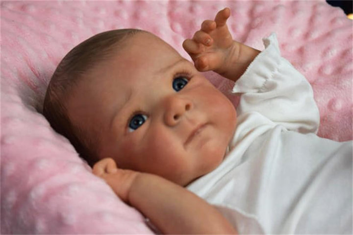 Zero pam Reborn Puppe Lebensecht Baby Puppen Wie Echt Realistisch Baby Puppe Echte Babypuppe (Betty)