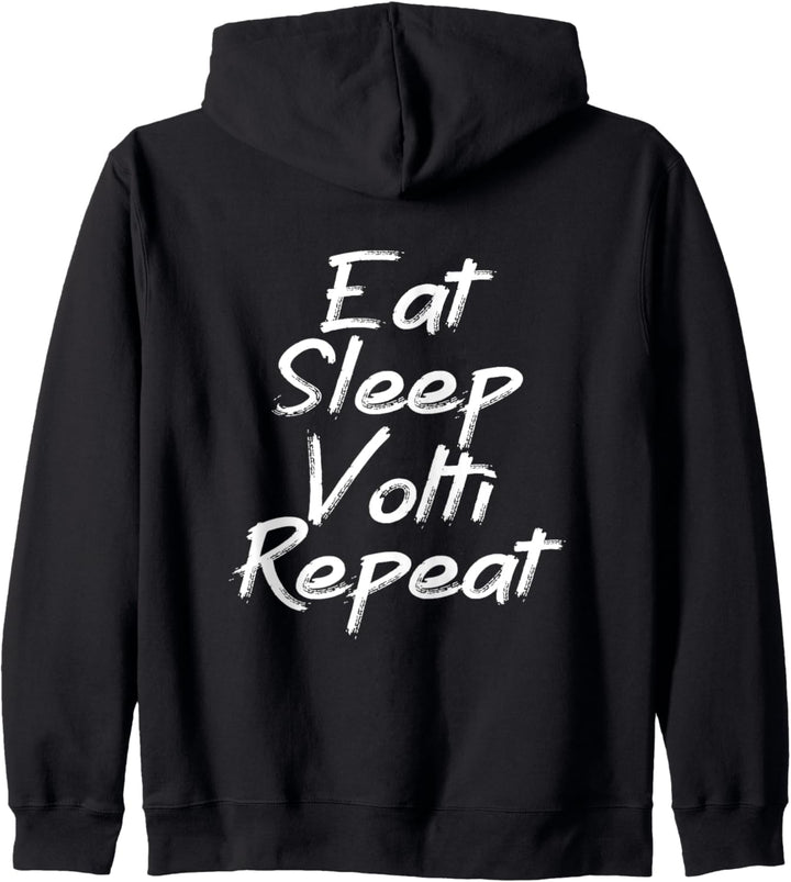 Eat Sleep Volti Repeat Voltigieren Kapuzenjacke
