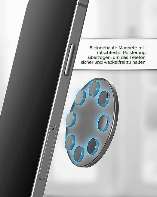 Encased Magnetische Befestigung überall iPhone-Disks (2 Stück), entworfen für MagSafe, Handyhalter z