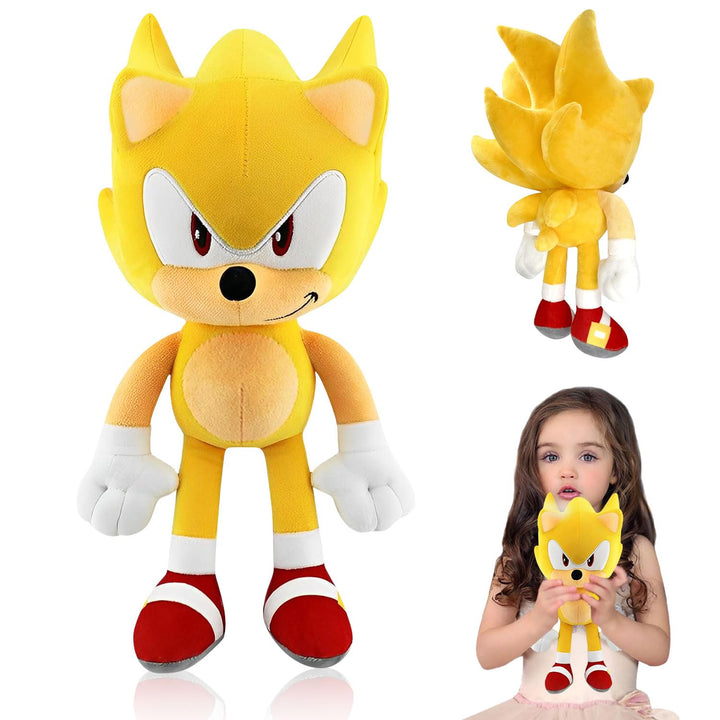 S-onic Tails Kuscheltier, 30cm S-onic Plüschfigur, Kinder S-onic Plüschpuppen, Cartoon Anime S-onic