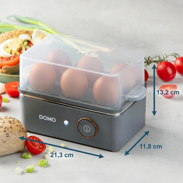 DOMO DO9283EK Eierkocher für zu 6 Eier - &