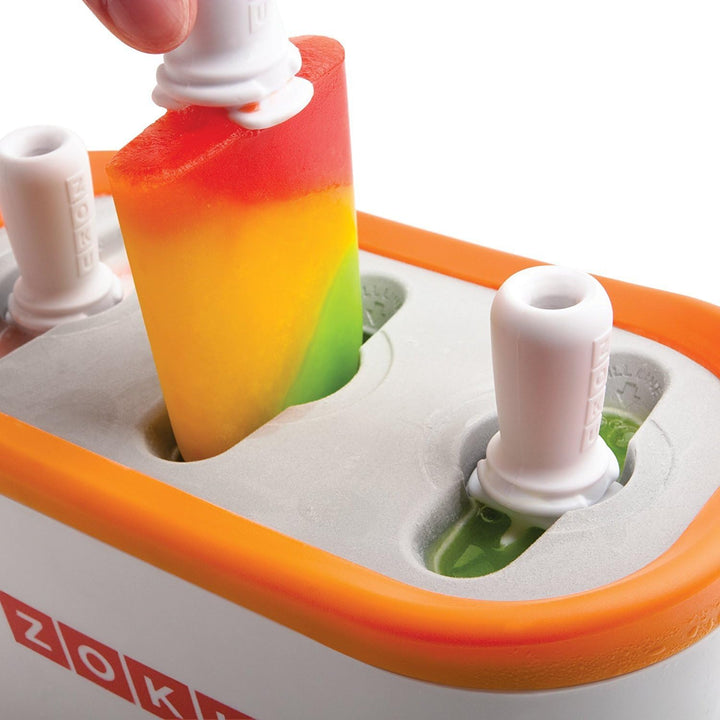 Zoku POP-Eiszubereiter für 3 EIS am Stiel, Kunststoff, White, 28x28x12 cm