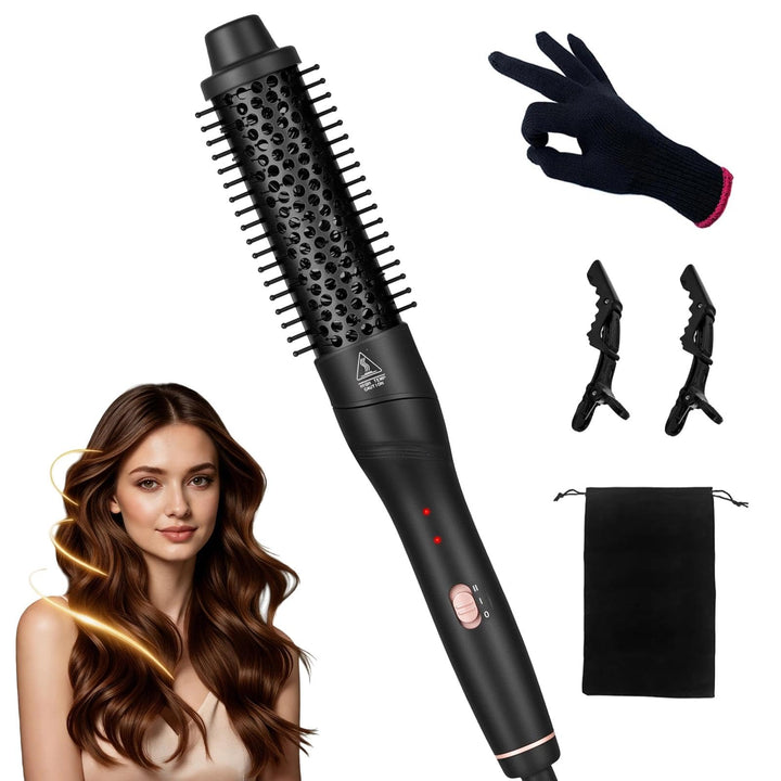 Thermal Brush, Lockenstab, Lockenbürste,38mm Thermobürste, Heisse Rundbürste für Blowout Express, Th