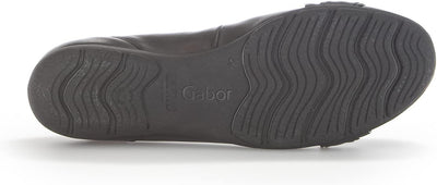 Gabor Damen Klassische Ballerinas, Frauen Flats 37 EU Schwarz 27, 37 EU Schwarz 27