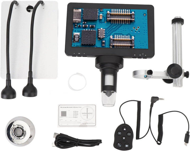 Bildschirmmikroskop, Lötmikroskop, LCD Digital Mikroskop Für Münzen, 7 Zoll Digitales USB Mikroskop,