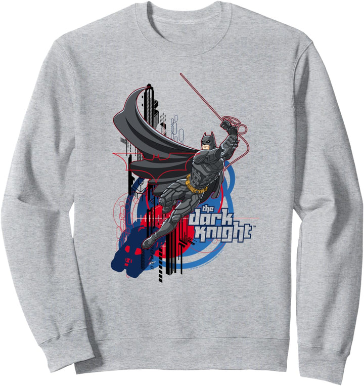 Batman Dark Knight Swinging Dark Knight Sweatshirt