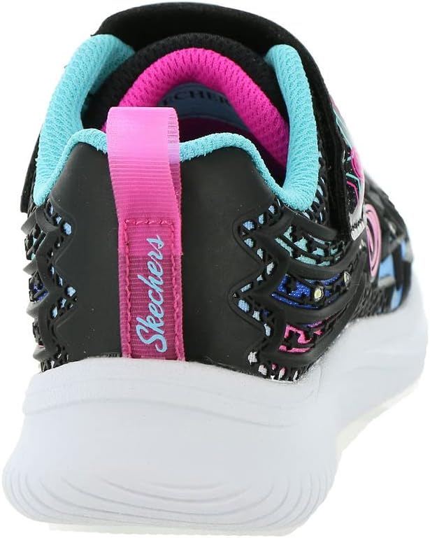 Skechers Mädchen Jumpsters Wishful Star Sneaker 27.5 EU Schwarz Pink, 27.5 EU Schwarz Pink